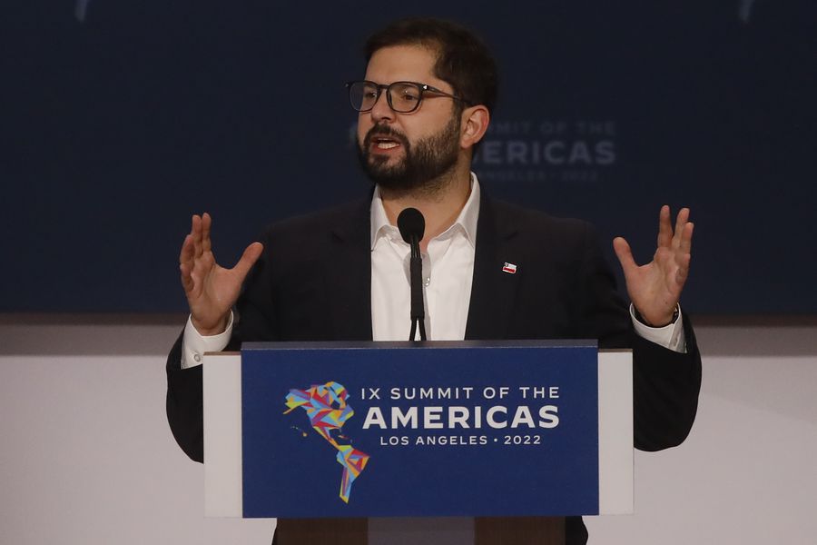 “No me gusta la exclusión de Cuba, Venezuela y Nicaragua”: la intervención de Boric en la Cumbre de las Américas