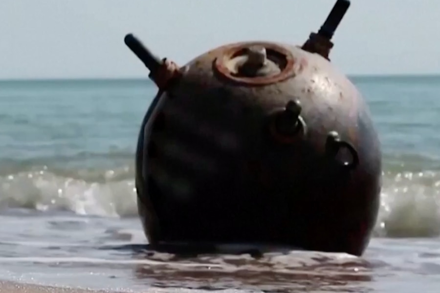 Las populares playas de Odesa ahora son campos minados