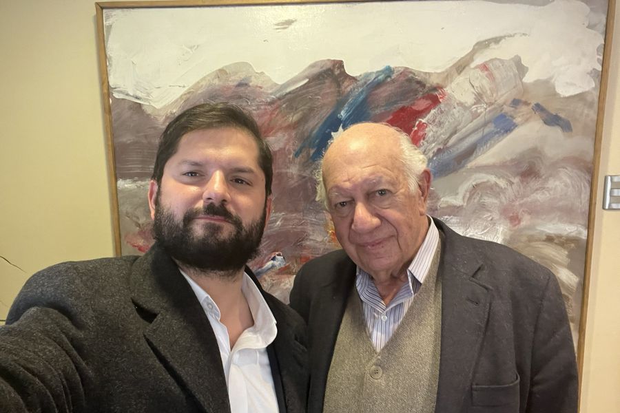 Boric tras reunirse con expresidente Ricardo Lagos: “Hace bien escuchar y aprender de quienes nos antecedieron”