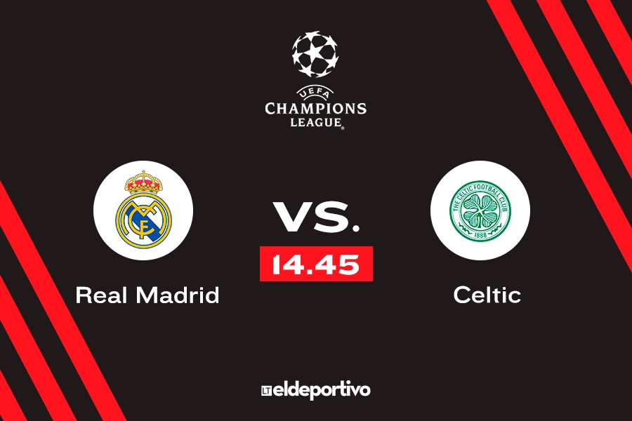 Real Madrid vs. Celtic, 14.45 horas