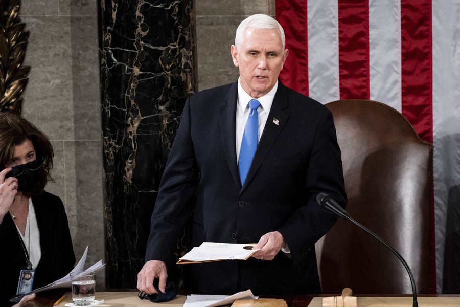 Justicia de EE.UU. cita a exvicepresidente Mike Pence en investigación sobre asalto al Capitolio