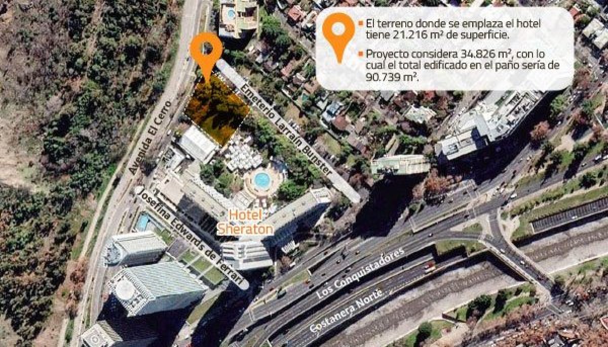 Corte de Apelaciones acoge reclamación en contra de Municipalidad de Providencia por proyecto inmobiliario contiguo al Hotel Sheraton