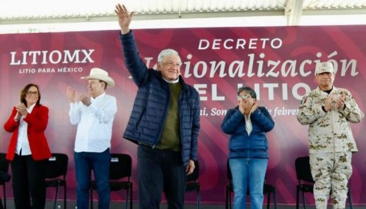 México se sube a la fiebre por el litio: Presidente AMLO firma decreto para la nacionalización del mineral