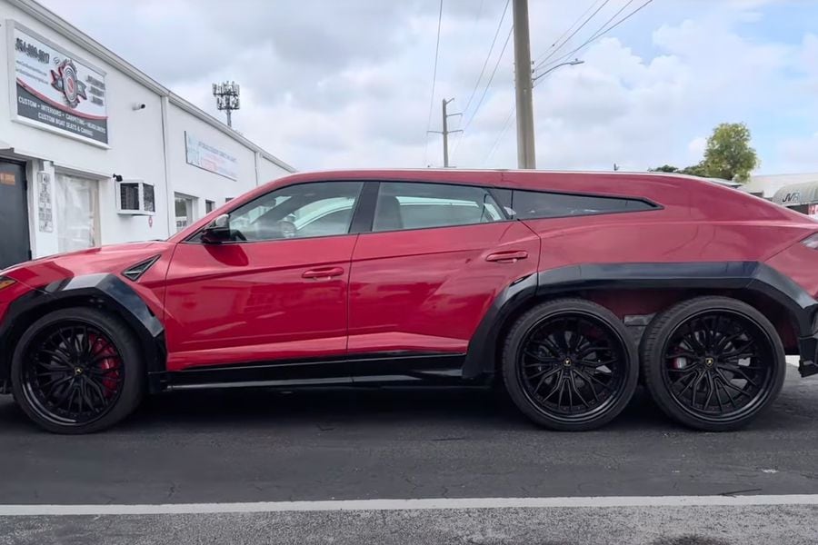 Lamborghini Urus 6×6, el auto deportivo con seis ruedas