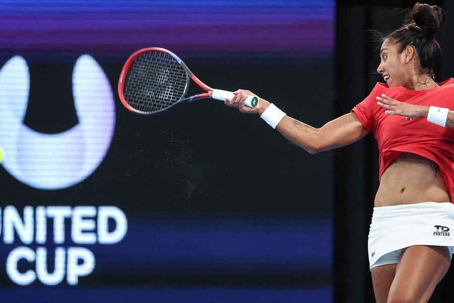 Daniela Seguel cae ante la top ten Maria Sakkari en la United Cup