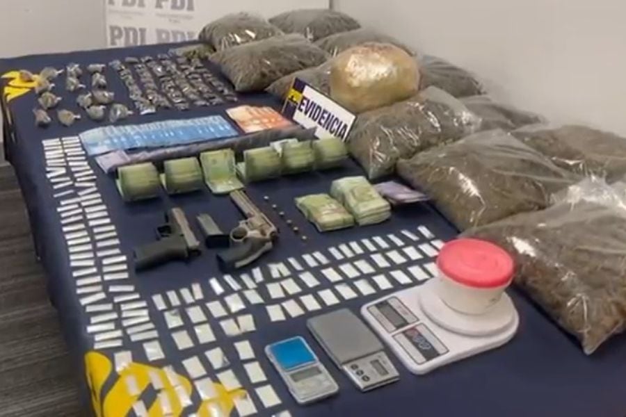 PDI detiene en la RM a miembros de banda narco liderada por mujer colombiana