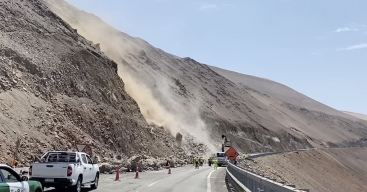Alcalde (s) de Arica y derrumbes en Ruta 5: “Es una vulnerabilidad de la región al tener una sola vía”