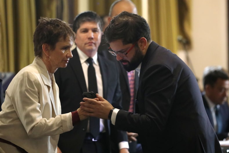 Presidente Gabriel Boric, Carolina Tohá, Manuel Monsalve Interior, Seguridad