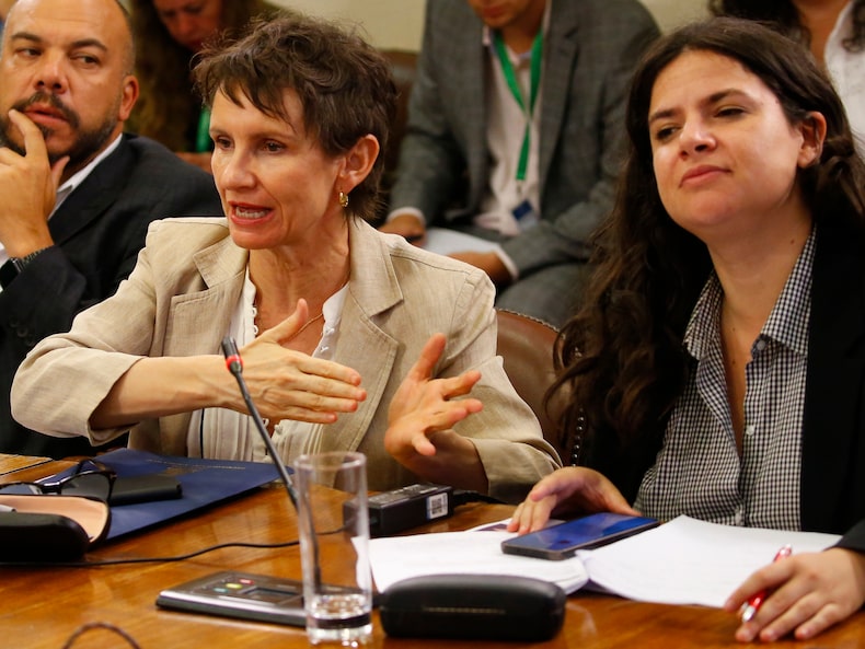 Eduardo Vergara, Carolina Tohá y Antonia Orellana