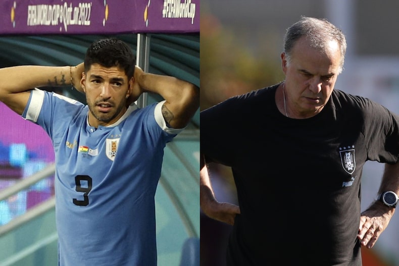 Luis Suárez y Marcelo Bielsa