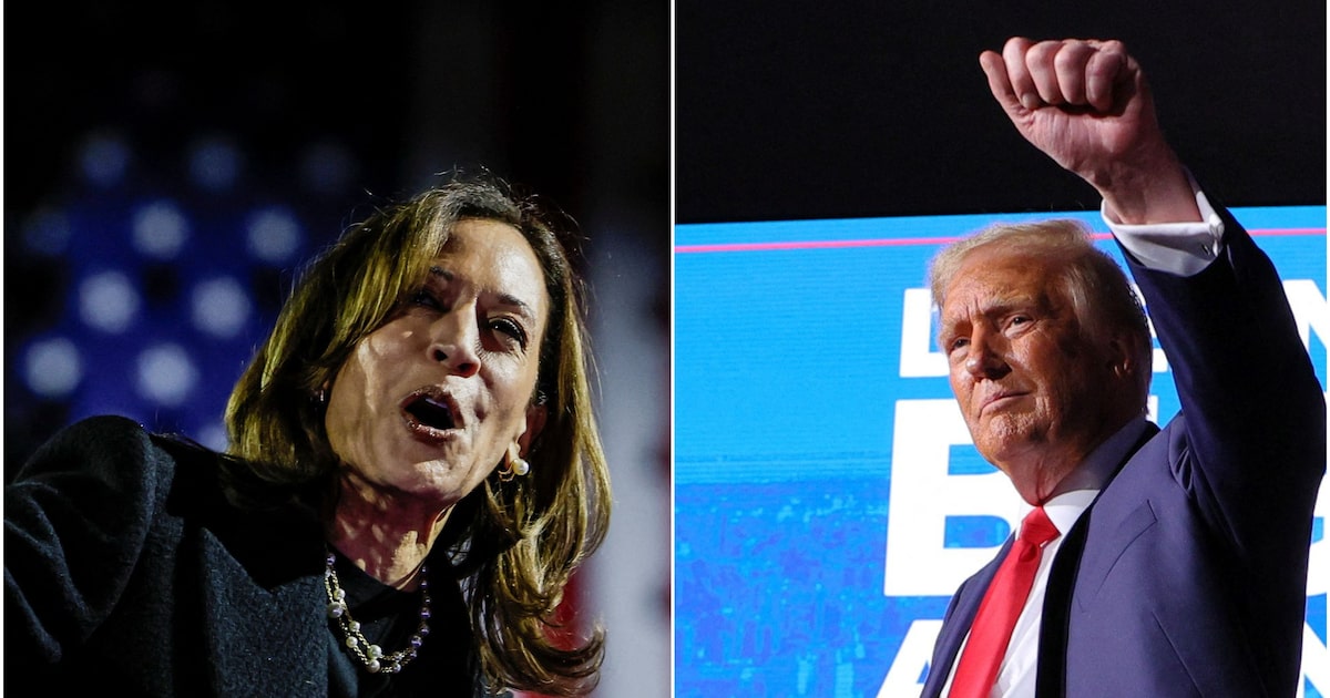 Harris y Trump cierran sus campañas en vísperas de unas ajustadas elecciones