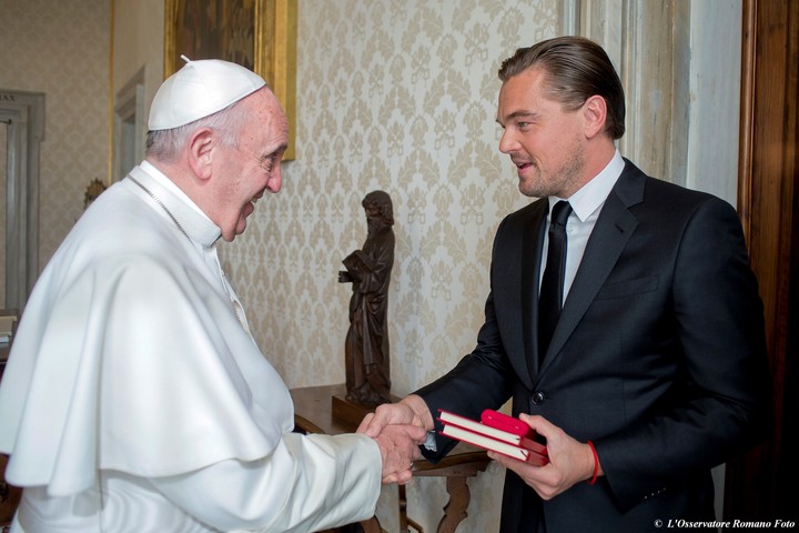 Otro argentino con Leo. El Papa Francisco le dio una audiencia privada en el Vaticano el 28 de enero de 2016. AP Photo