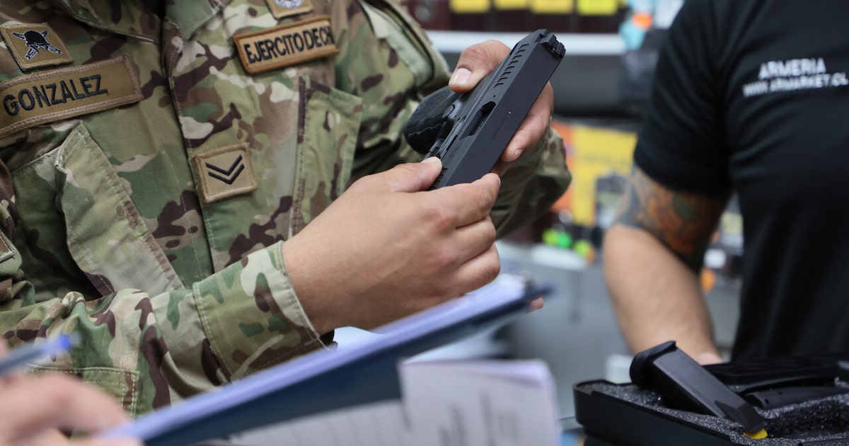 Ejército fiscaliza armas inscritas en la RM