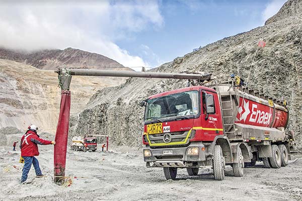 Enaex registra aumento del 4% en sus ganancias al tercer trimestre: ventas crecieron en todos los mercados