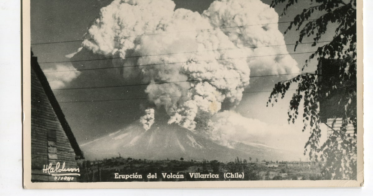 Cómo fue la erupción del volcán Villarrica de 1948-1949