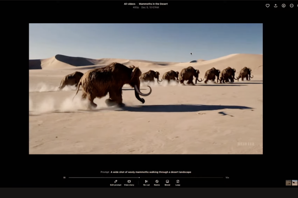 OpenAI lanza Sora, su generador de videos de inteligencia artificial