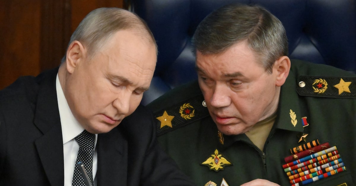 Qué dijo Putin en reunión con los generales de Rusia