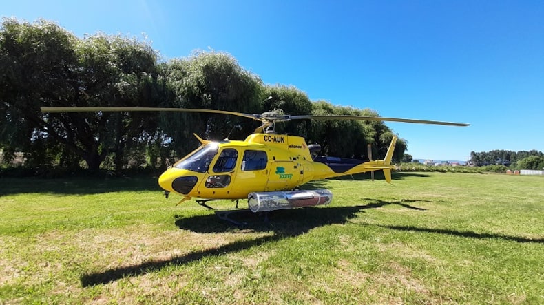 Helicóptero del sistema Conaf Leo