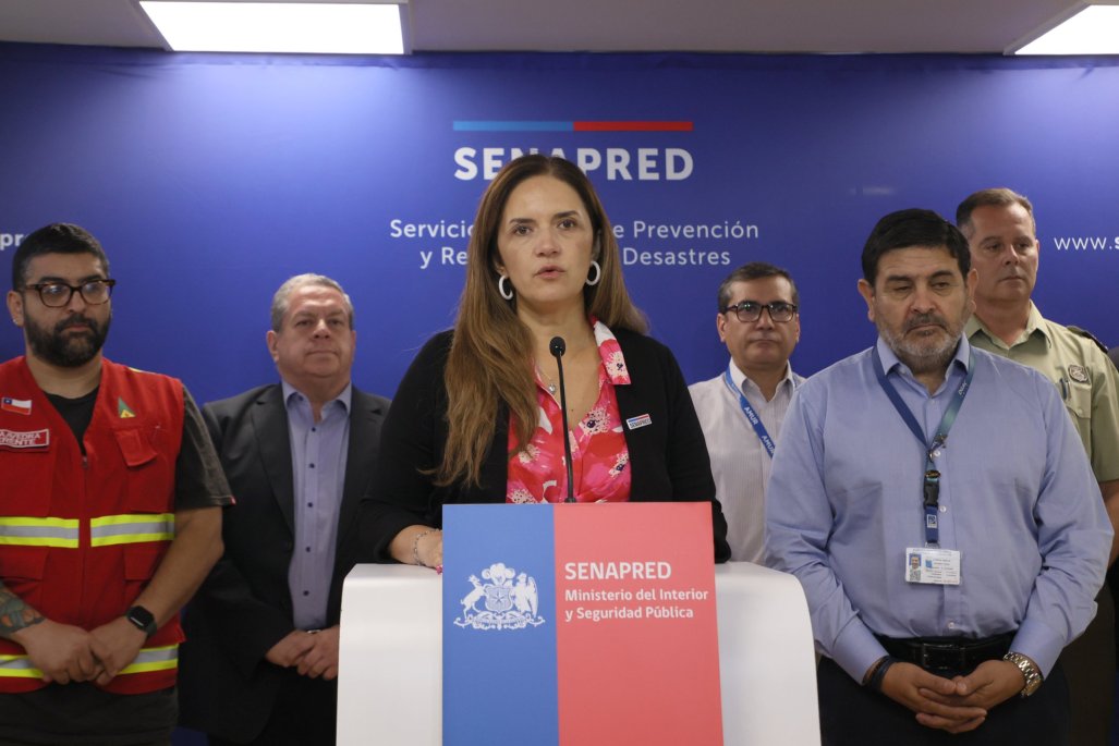 Incendios forestales: 22 siniestros activos en el país y desde Senapred expresan su preocupación por los vientos