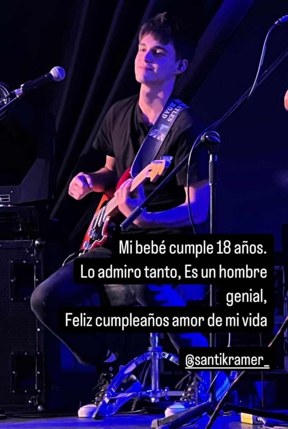 El cantante elogió a su hijo en su día especial. Créditos: Instagram