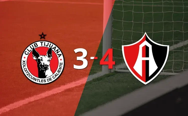 Liga MX: Tijuana no pudo detener a Uros Djurdjevic y cayó ante Atlas