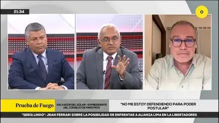 Salvador del Solar advierte al Congreso que desactive diferentes figuras políticas