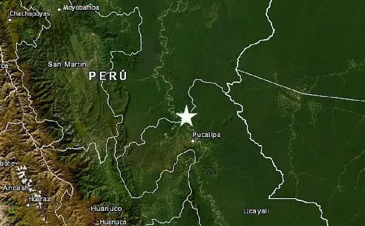 Ucayali: sismo de magnitud 4.7 remeció la región esta madrugada