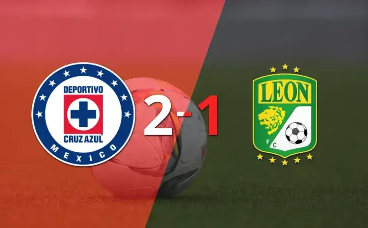 Liga MX: Cruz Azul se impone con remontada 2-1 sobre León, tras un gol agónico