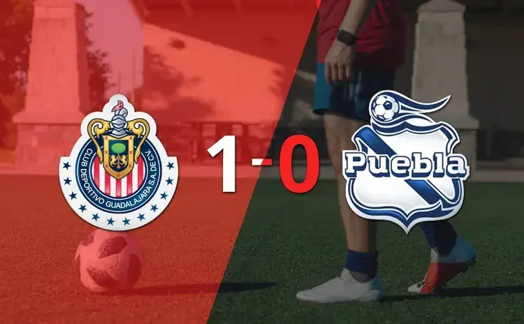 Liga MX: Puebla no pudo con Chivas y cayó 1-0
