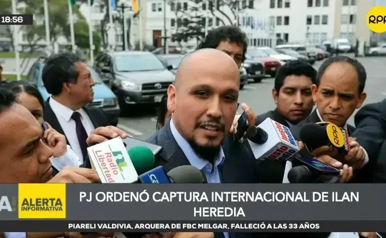 Poder Judicial ordenó la ubicación y captura a nivel internacional de Ilan Heredia Alarcón
