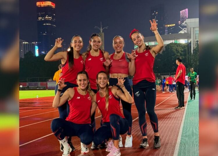 Las Pumas obtienen un nuevo récord nacional en el Mundial de Relevos de China