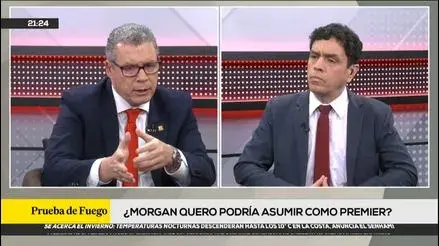 Morgan Quero sobre convertirse en primer ministro antes de una eventual censura de Adrianzén: 