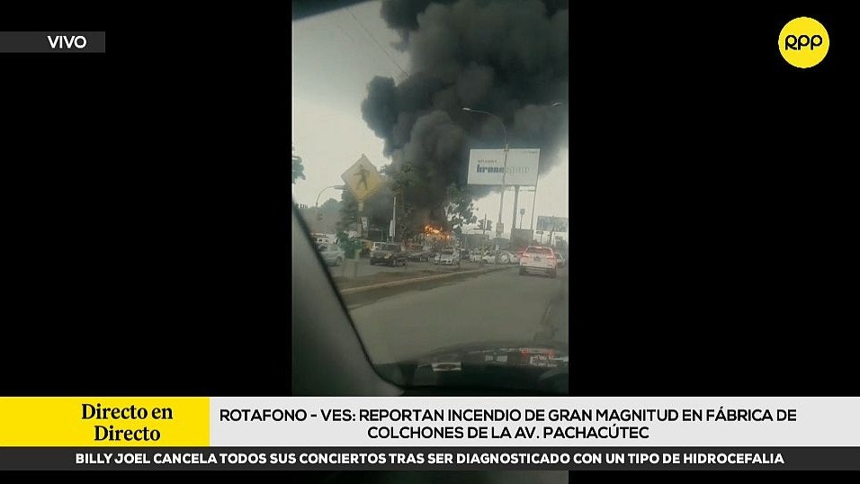 Villa El Salvador: Informan un incendio de gran magnitud en el almacén de Pachacútec Avenue