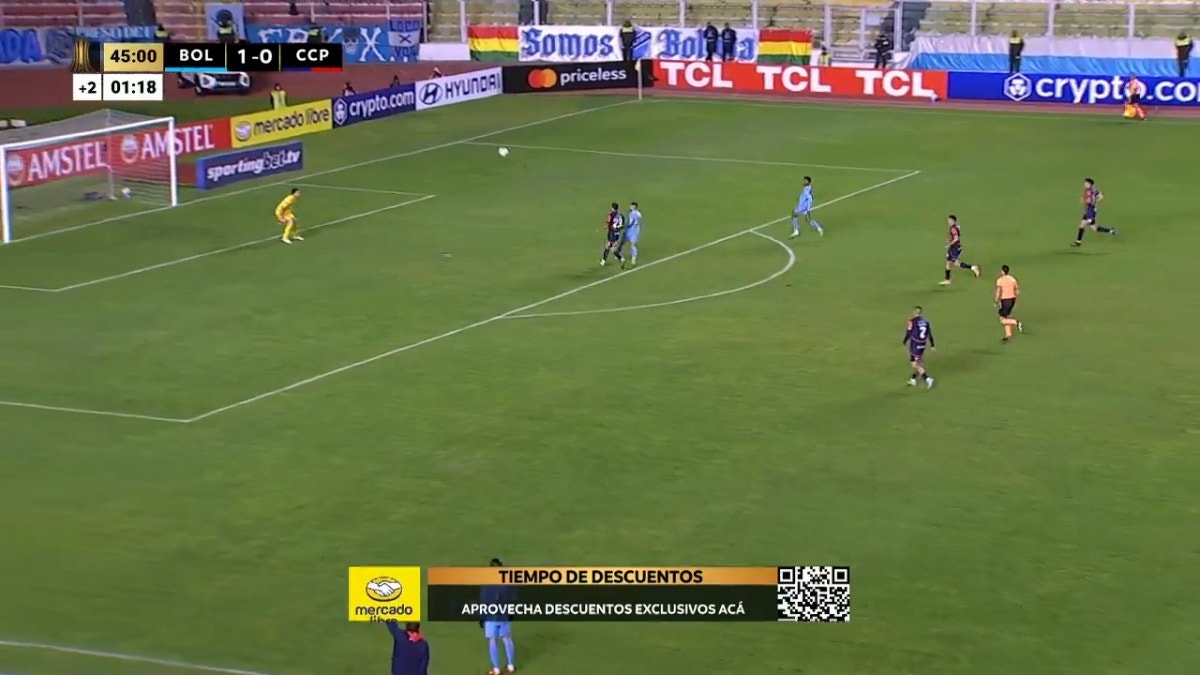 El gol de Carlos Melgar y Bolívar contra Cerro (2-0)