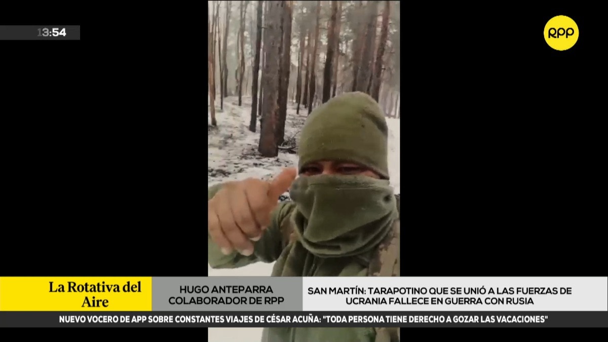 Tarapotino, que se unió a las fuerzas de Ucrania, muere en la guerra con Rusia