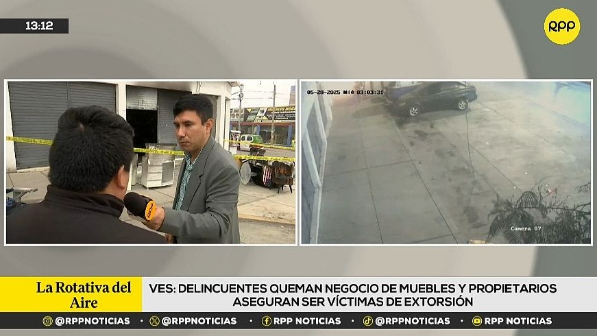 Los delincuentes queman muebles y los propietarios afirman ser víctimas de extorsión