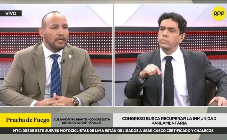 Alejandro Muñante: “La eliminación de la inmunidad parlamentaria fue un error”