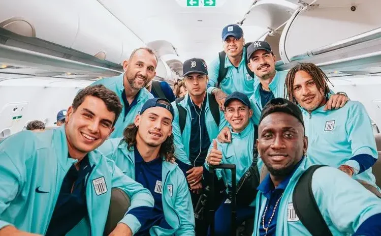 Alianza Lima llegó a Argentina para enfrentar a Talleres por Copa Libertadores