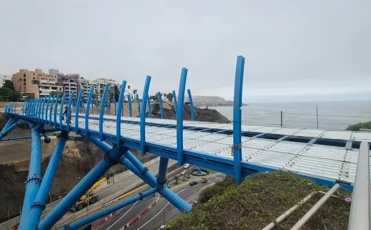 Anuncian nuevo cierre de la bajada Armendáriz por vaciado de concreto en puente del Corredor Turístico Miraflores–Barranco
