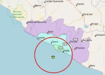 Arequipa: un sismo de magnitud 5.8 se sintió en Caravelí