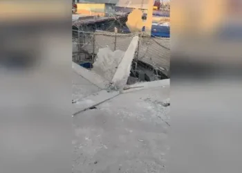 Chiclayo: aleros del mercado Modelo se desploman mientras ejecutaban trabajos [VIDEO]