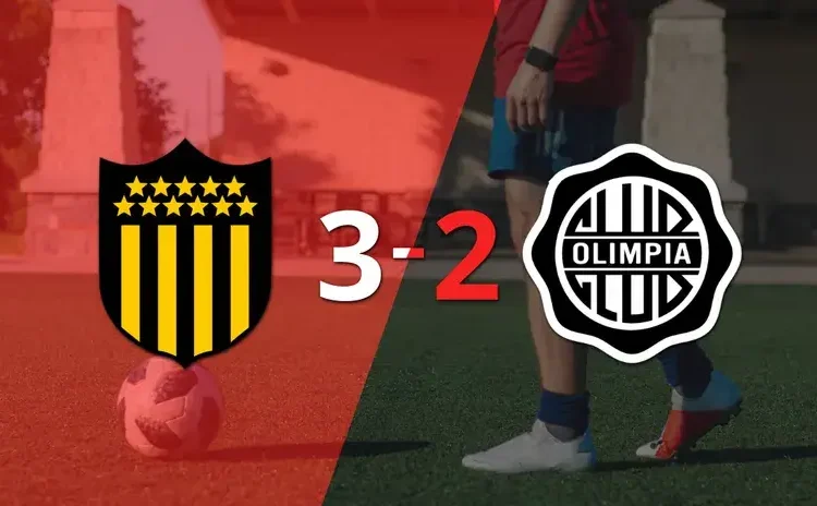 Copa Libertadores: Emocionante partido termina con victoria de Peñarol 3-2 ante Olimpia