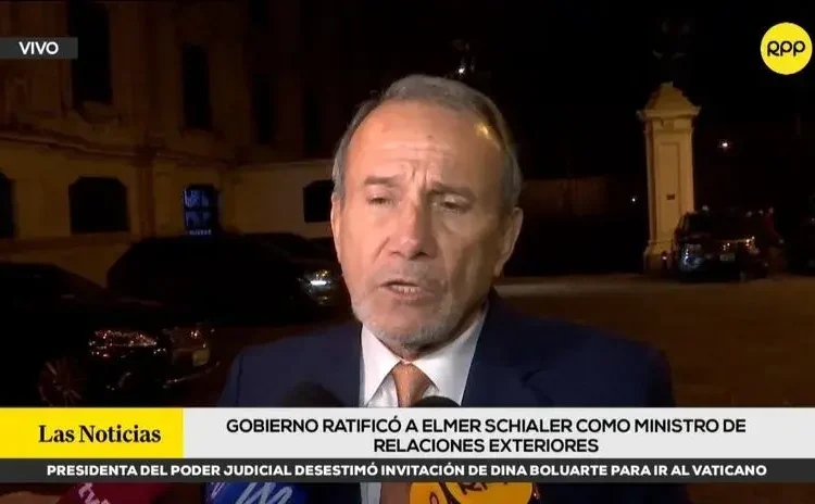Elmer Schialer sobre viaje de Dina Boluarte al Vaticano: “Esto es algo que ya lo habíamos dejado listo”