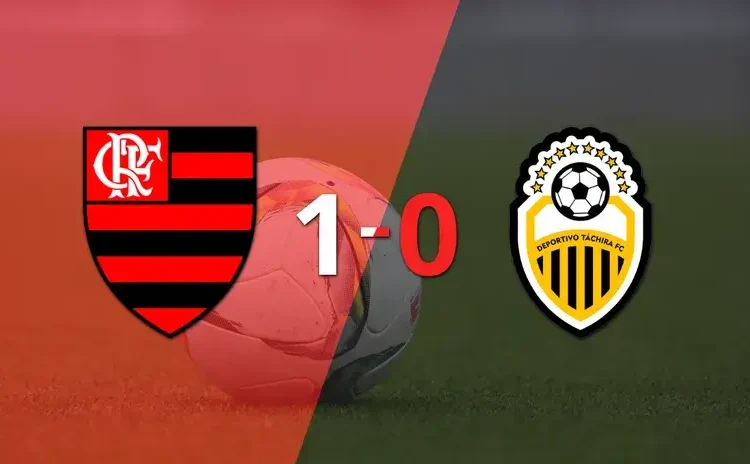 Flamengo venció a Táchira 1 a 0 en el estadio el Maracanã