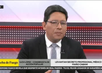 Ilich López dice que el caso de las cirugías de Dina Boluarte “puede terminar en una denuncia constitucional”