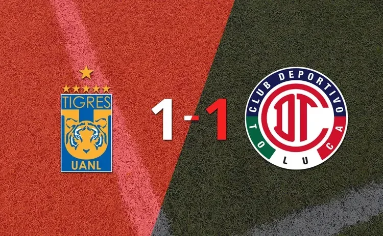 Liga MX: Empate a 1 entre los Felinos y los Diablos Rojos por la ida