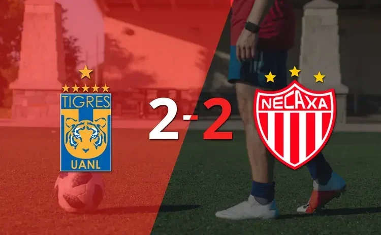 Liga MX: Necaxa igualó con Tigres, pero se clasificó a Semifinales tras un gol agónico