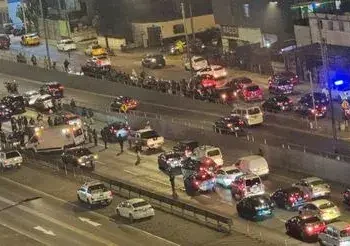 Lince: tres delincuentes y tres policías heridos tras balacera en la Vía Expresa [VIDEO]