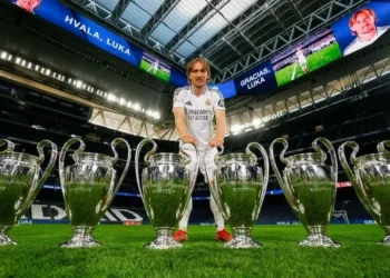 Luka Modric se lució con las seis Champions League que ganó en el Real Madrid [FOTOS]