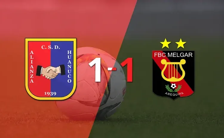 Melgar rescató un empate agónico frente a Alianza Universidad